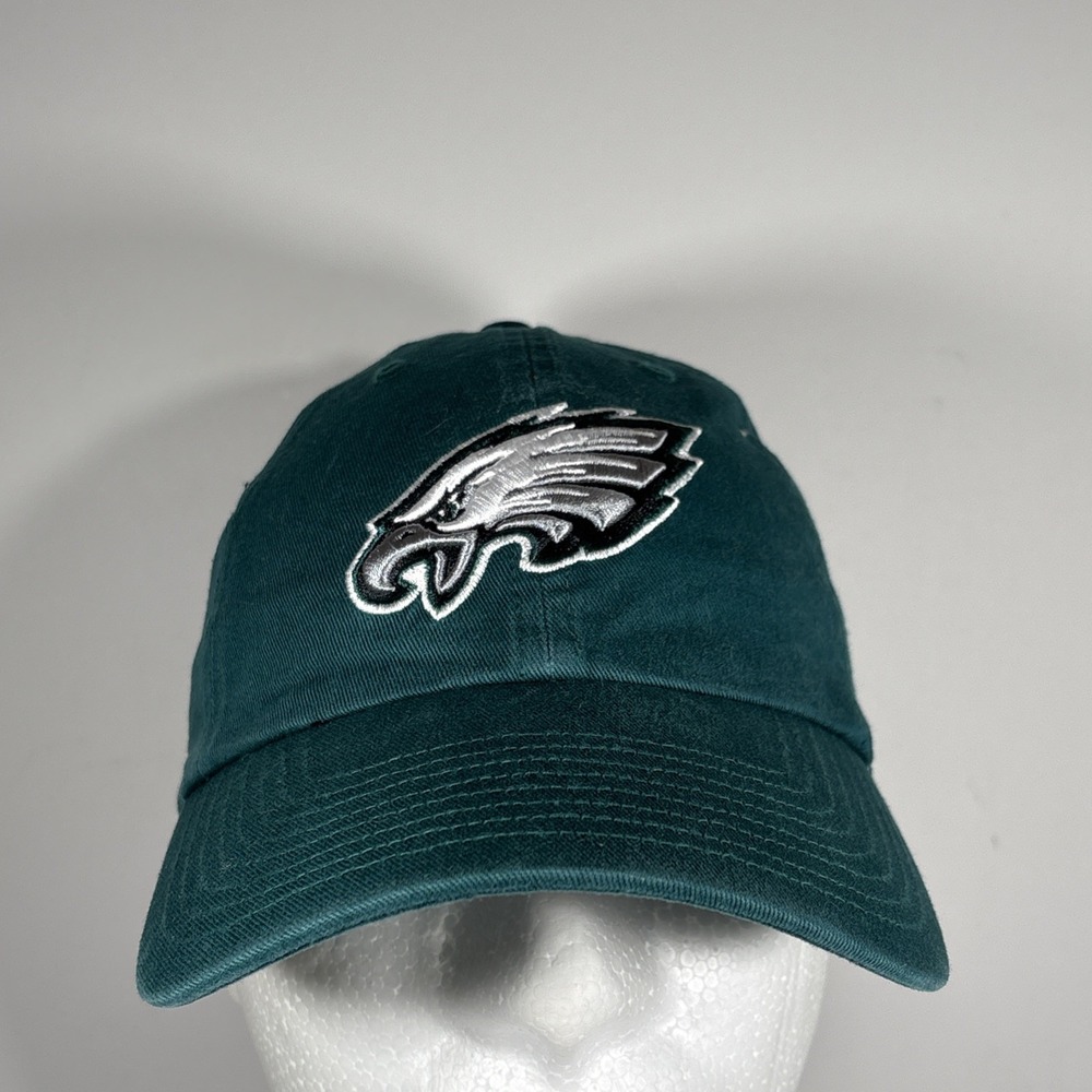 '47 Clean Up Philadelphia Eagles Green NFL Strap Back Hat